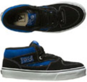 Half Cab Suede Black/Royal Blue Shoe Dz30lz
