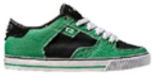 Haslam Sabaton Green/Black Denim Shoe