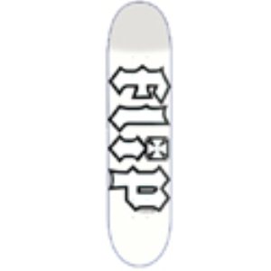 Hate Kill Destroy White Skateboard Deck