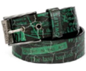 Headlines Black/Kelp Green Belt