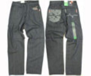High Resolution Classic 47 Black Wash Jean