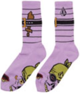 Hovin Wang Sock Puppet Socks - Purple