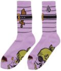 Hovin Wang Sock Puppet Socks – Purple