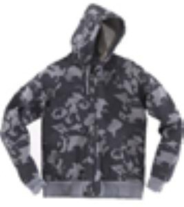 Jago Night Camo Thermal Fleece Zip Hoody