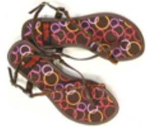 Jewel Chocolate Sandals