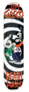Jim Greco Death Toon Skateboard Deck