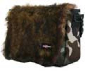 Junior Messenger Bag - Brown Faux Fur