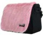 Junior Messenger Bag - Pink Faux Fur