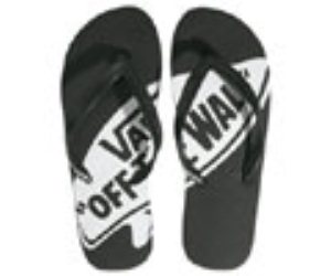 Keel Print Black/White Surfboard Sandal Durzj5