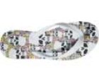 Keel Print White/Fuchsia Rose Skull Garden Girls Sandal Duqzmd