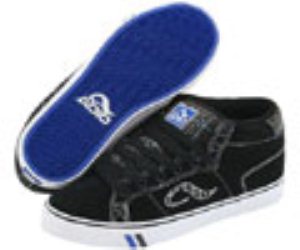 Kenny Standard Mid Black/Royal/Plaid Shoe