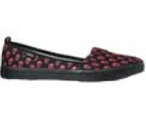 Komono (Skulls) Black/Chinese Red Womens Shoe