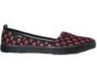 Komono (Skulls) Black/Chinese Red Womens Shoe