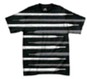 Lace Stripe S/S T-Shirt