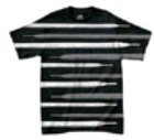 Lace Stripe S/S T-Shirt