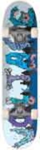 Living Letters - Ice Complete Midi Skateboard