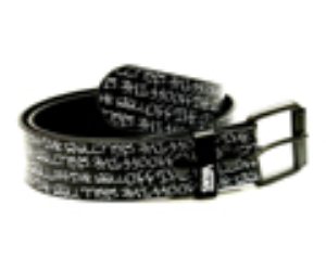 Logo Tag Leather Belt