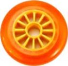 Low Profile Orange Scooter Wheel