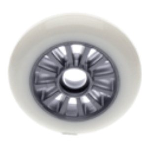 Low Profile White Scooter Wheel