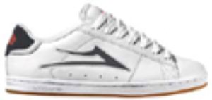 Lucas Sp White/Grey Leather Shoe