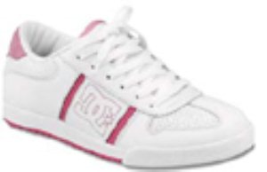 Madrid White/Dark Pink Womens Shoe