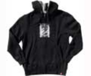 Main Block Fill Black Zip Hoody