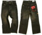 Malicious B Dirty Black Youth Jeans