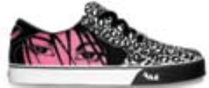 Meth Ii Black/Dark Pink Shoe