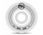 Mini Logo Wheel – White