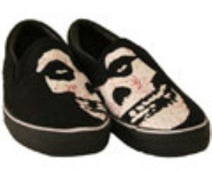 Misfits Bloody Fiend Skull Slip On Shoes