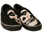 Misfits Bloody Fiend Skull Slip On Shoes