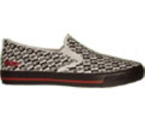 Misfits Fiend Slip On Black/White Checker Shoe