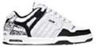 Monarch 2 Fa White/Black Pebble Leather Print Shoe