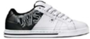 Monument Sp White/Black Leather Print Shoe