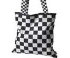 Multi Checkerboard Tote Bag