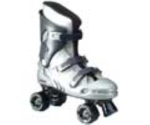 New Phoenix Blue/Silver Kids Quad Roller Skates