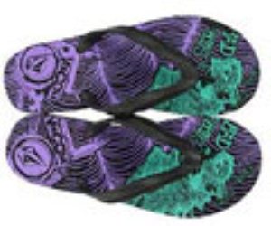 New Stone Black/Purple Creedler Sandals