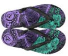 New Stone Black/Purple Creedler Sandals