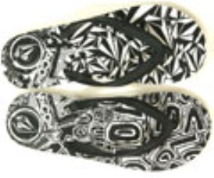 New Stone White/Black Creedler Sandals