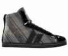 Nolan Black/Stripes Canvas Womens Shoe