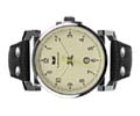 Observer Black/Silver/White Tint Mens Watch Obr025