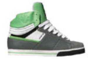 Omahigh Grey/Green Shoe