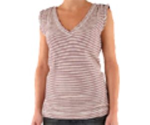 On The Double S/S Cap Knit Top