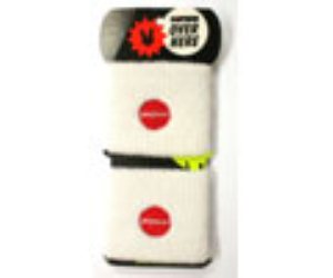 Over Here Red Dot Logo Wristbands