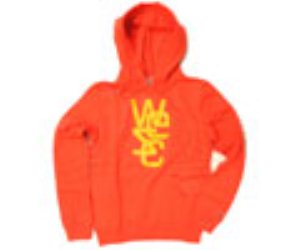 Overlay Hot Orange Girls Hoody