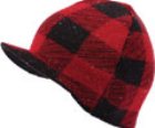 Ox Red Visor Beanie