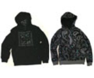 Paisley Reversible Zip Hoody