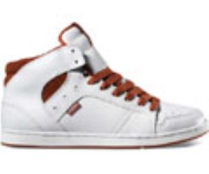 Perry Mid White/Red Shoe
