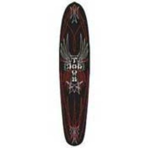 Pinstripe Old Skool/Longboard Skateboard Deck