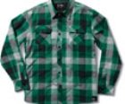 Powder Keg Kelly Green Flannel Long Sleeve Shirt